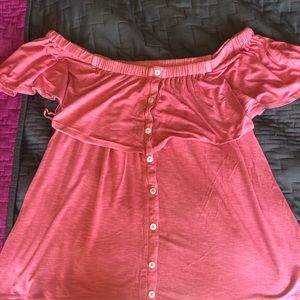 American Eagle Outfitters off the shoulder top